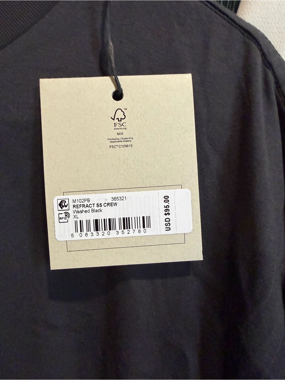 AllSaints Men’s Black Logo T-Shirt NWT - Picture 2 of 3